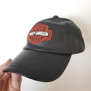 Harley-Davidson Leather Hat Ballcap